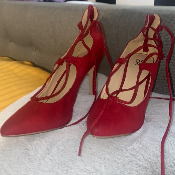 New York & Company Shoes Red Heels Poshmark